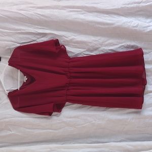 Charming Charlie Maroon Dress